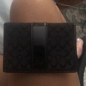 Coach card holder
